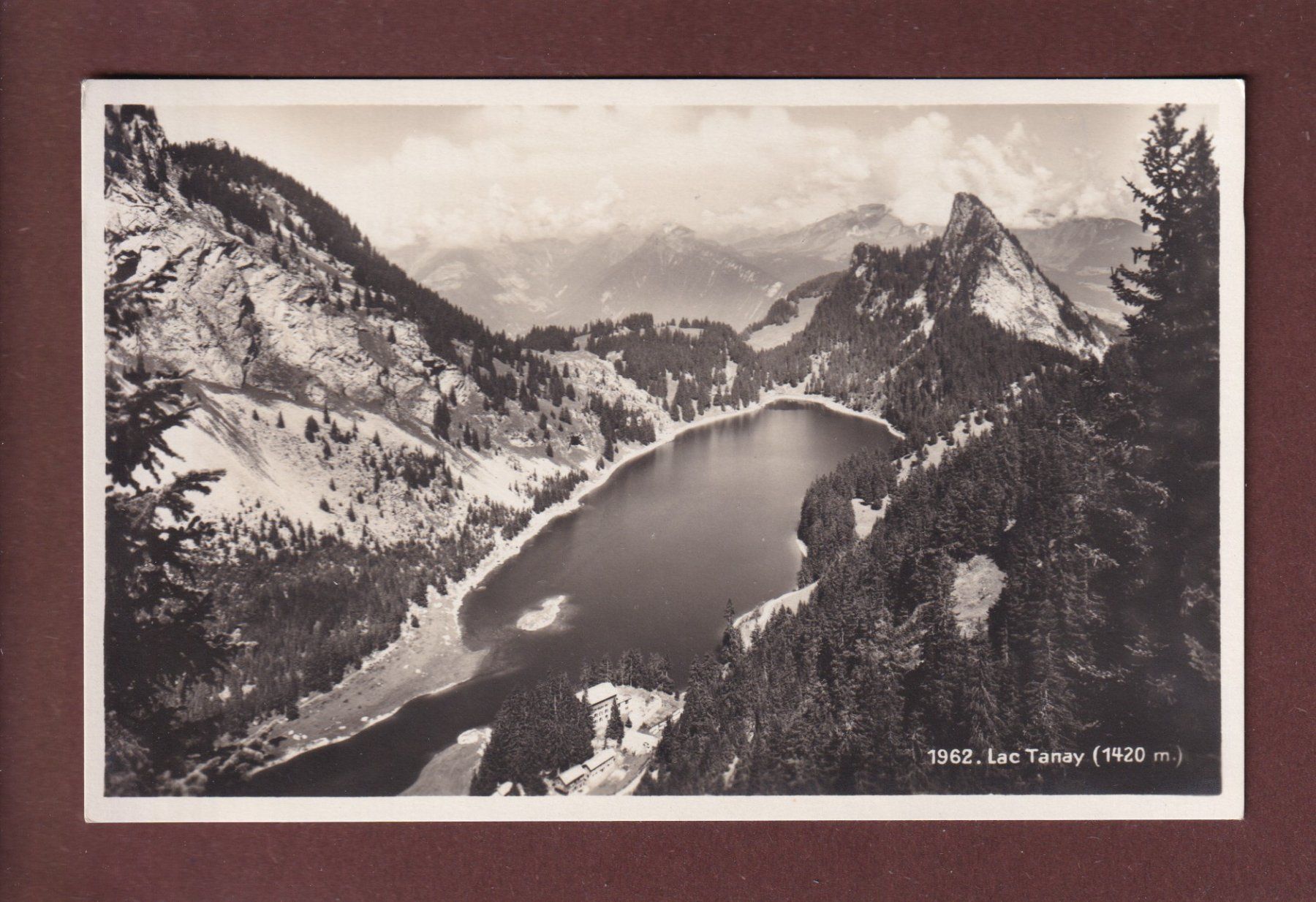 Cartoline postali: LAC TANAY – Usato da Pully venduto da nicecards