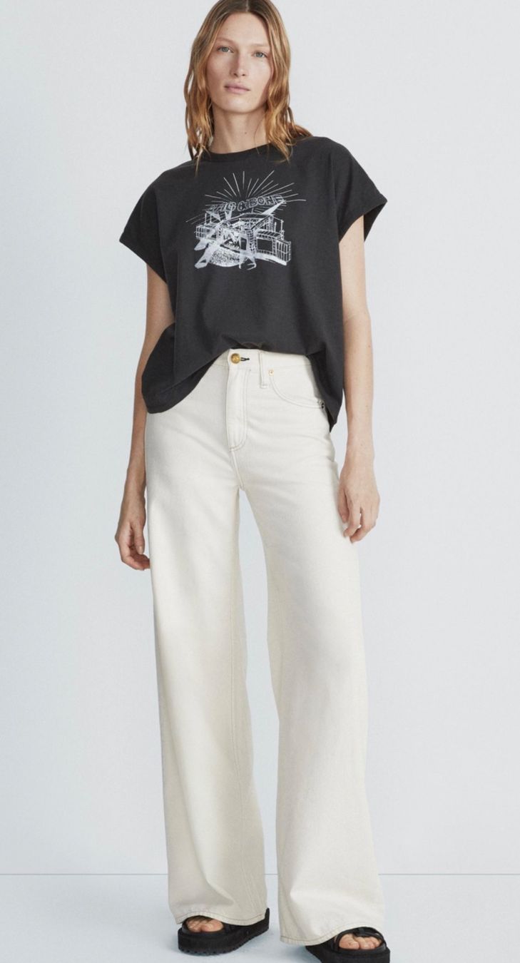 T-Shirts: RAG & BONE Top Baumwolle M – Gebraucht aus Lugnorre von jettsett 1