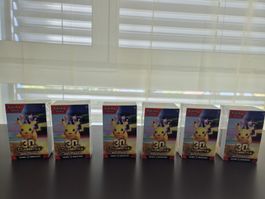 Pokémon 30th Celebration 6x Booster Bundle neu versiegelt
