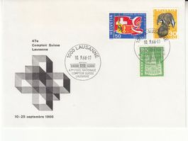 Sonderstempel S. 623 Coptoir Suisse Lausanne 1966