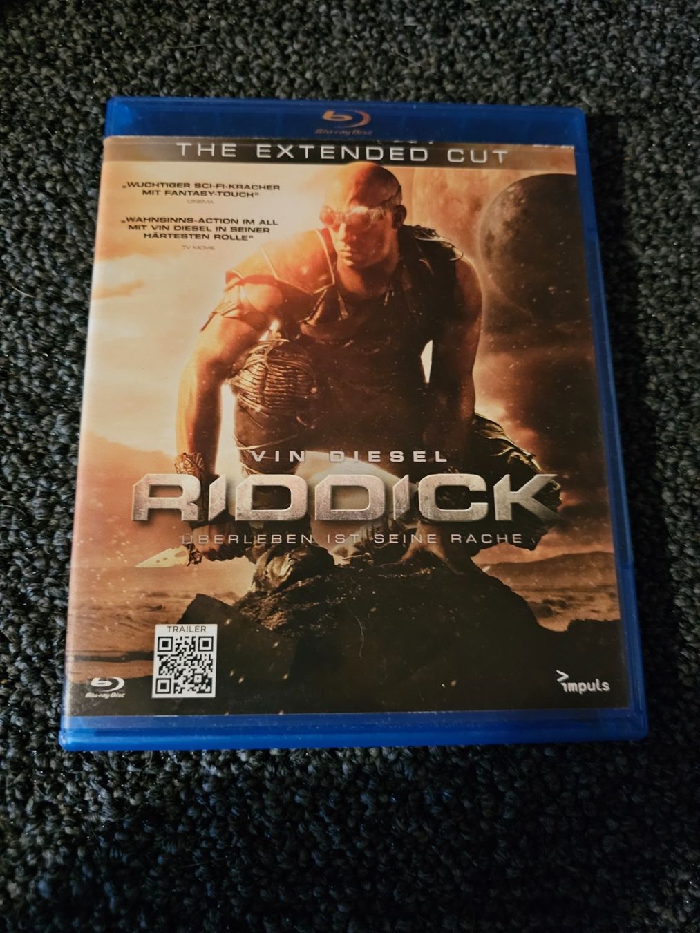 Tutti i DVDs: Riddick - Überleben ist seine Rache - Blu-ray Disc – Usato da Ruswil venduto da jan_bxl5