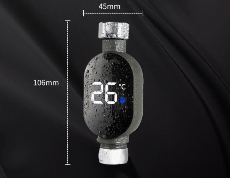 Altro per la casa: Mit LED Anzeige Digital Wassersensor Duschthermometer – Nuovo (secondo la descrizione) da Kirchdorf AG venduto da Restposten110 1