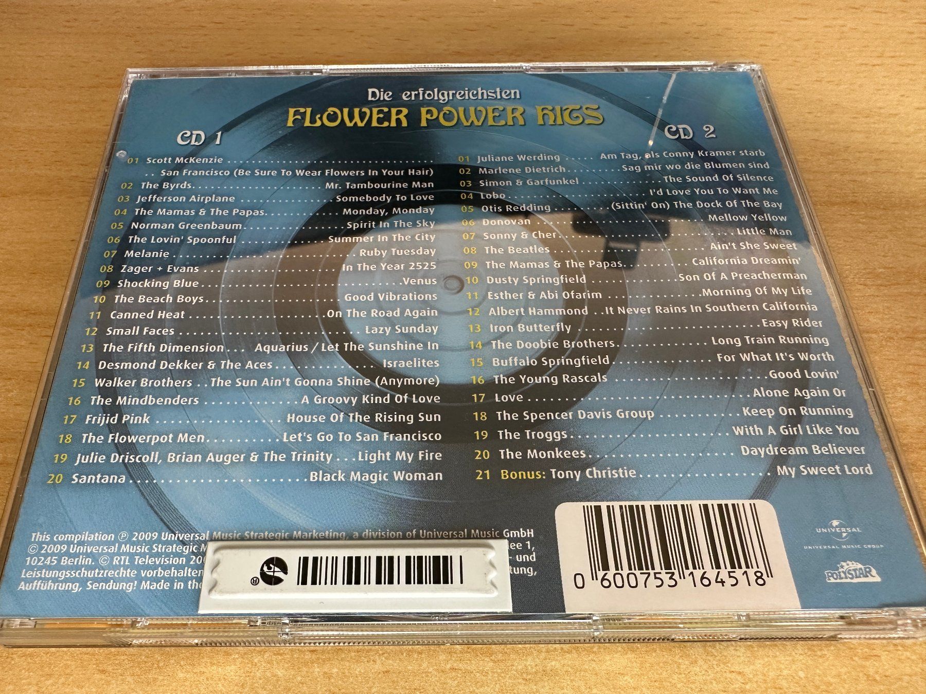 CD: Die Ultimative Chart Show - Die Erfolgreichsten Flower Power – Usato da Rikon im Tösstal venduto da Alpenmutz 1