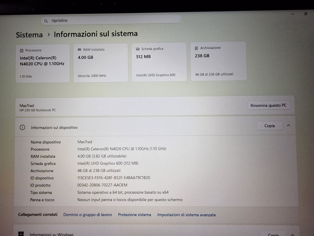 HP TPN-Q239 (Usato) a Coldrerio per CHF 120 – con consegna | Acquista ...