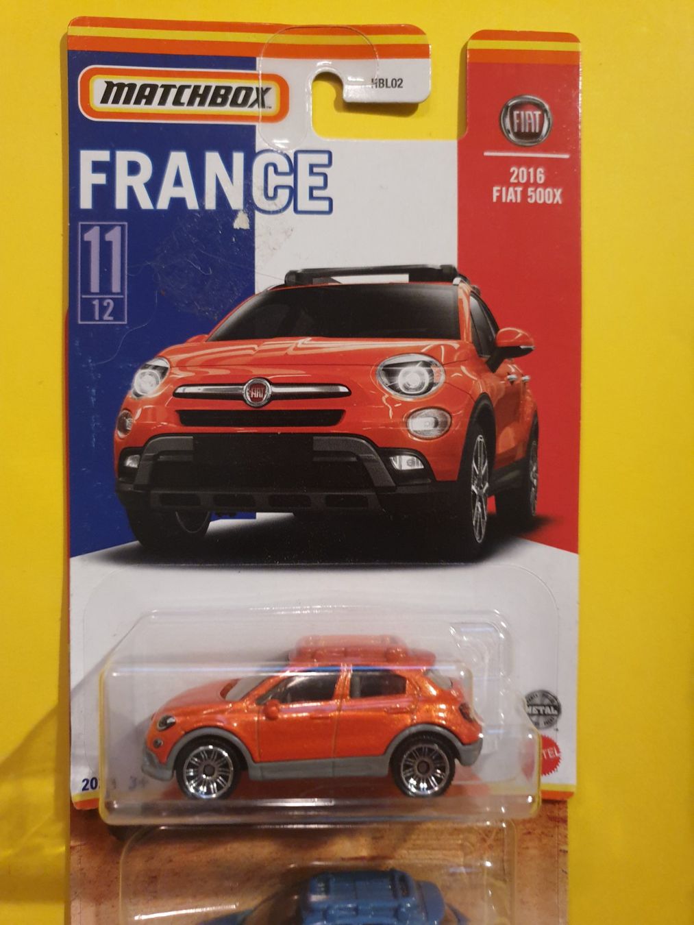 Matchbox Modellini d'auto: 2 x Matchbox 2016 FIAT 500X – Nuovo e nell'imballaggio originale da Oftringen venduto da Rotor 1