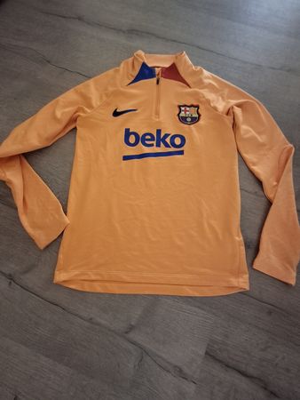 Nike FC Barcelona Trainingsshirt orange, Kinder, Langarm
