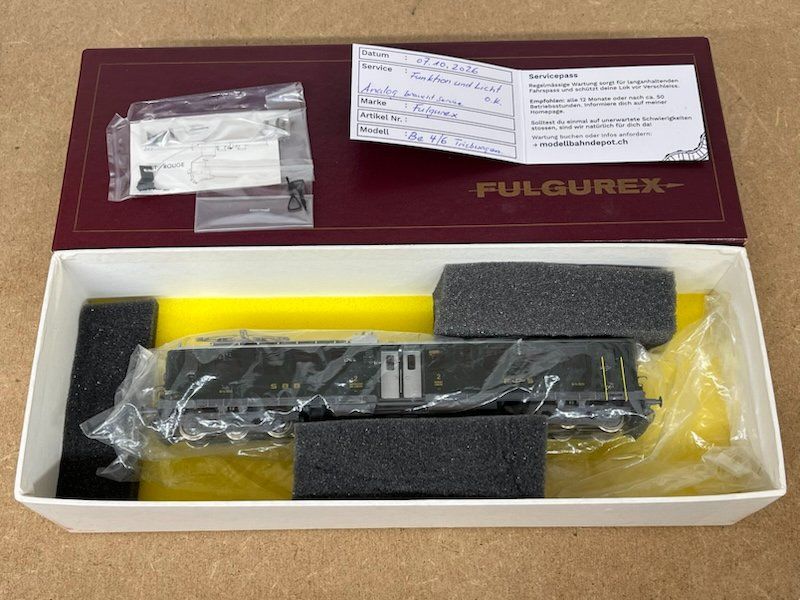Fulgurex Modellini di ferrovie: SBB Be 4/6 Triebwagen Fulgurex DC – Usato da Büsserach venduto da ModellbahnDepot 6