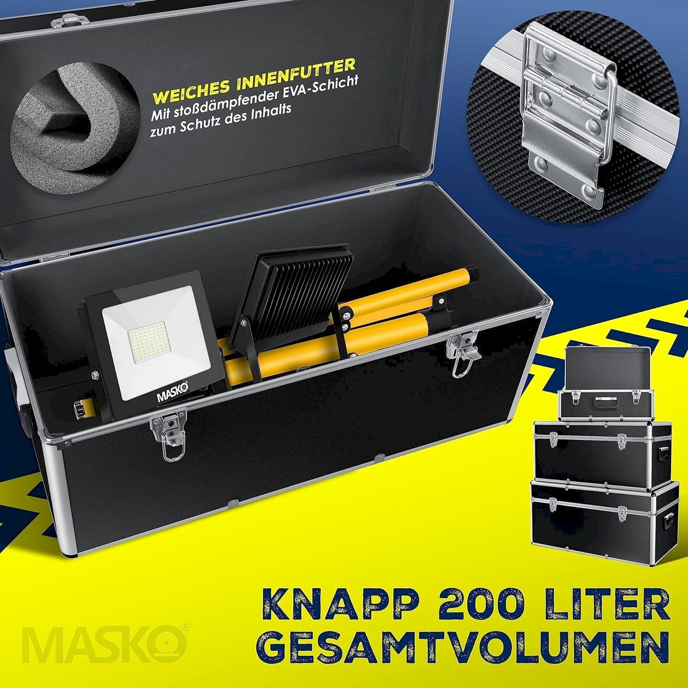 Contenitori & Simili: Masko Alubox 3er SET Schwarz – Nuovo e nell'imballaggio originale da Bottighofen venduto da zaap 1