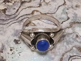 Silberring Lapislazuli Vintage