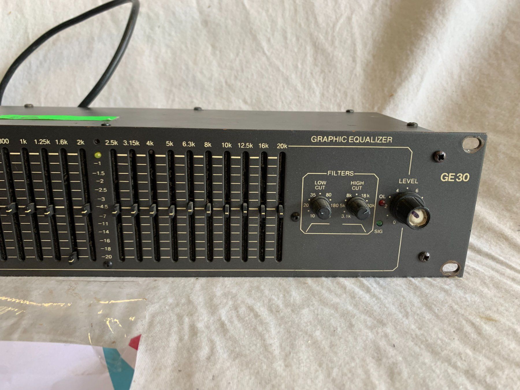 Rane Equalizzatori: Rane GE 30 einkanaliger Equalizer (S598) – Usato da Däniken SO venduto da Profog1 3