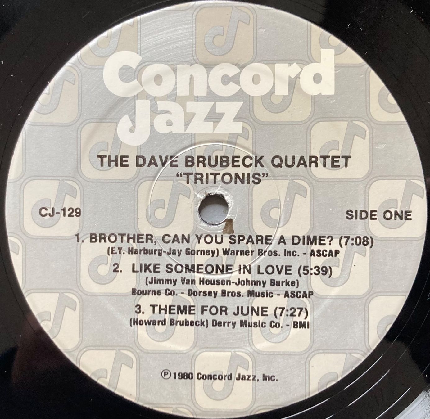 Dischi in vinile: THE DAVE BRUBECK QUARTET - TRITONIS – Usato da Poliez-Pittet venduto da Newtown-Records 3