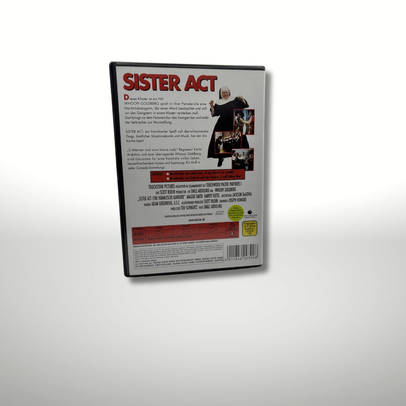 Tutti i DVDs: SISTER ACT - WHOOPI GOLDBERG – Usato da Rickenbach SO venduto da steinerhome 1