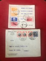 Uralte Briefmarken. CHILE + Equador