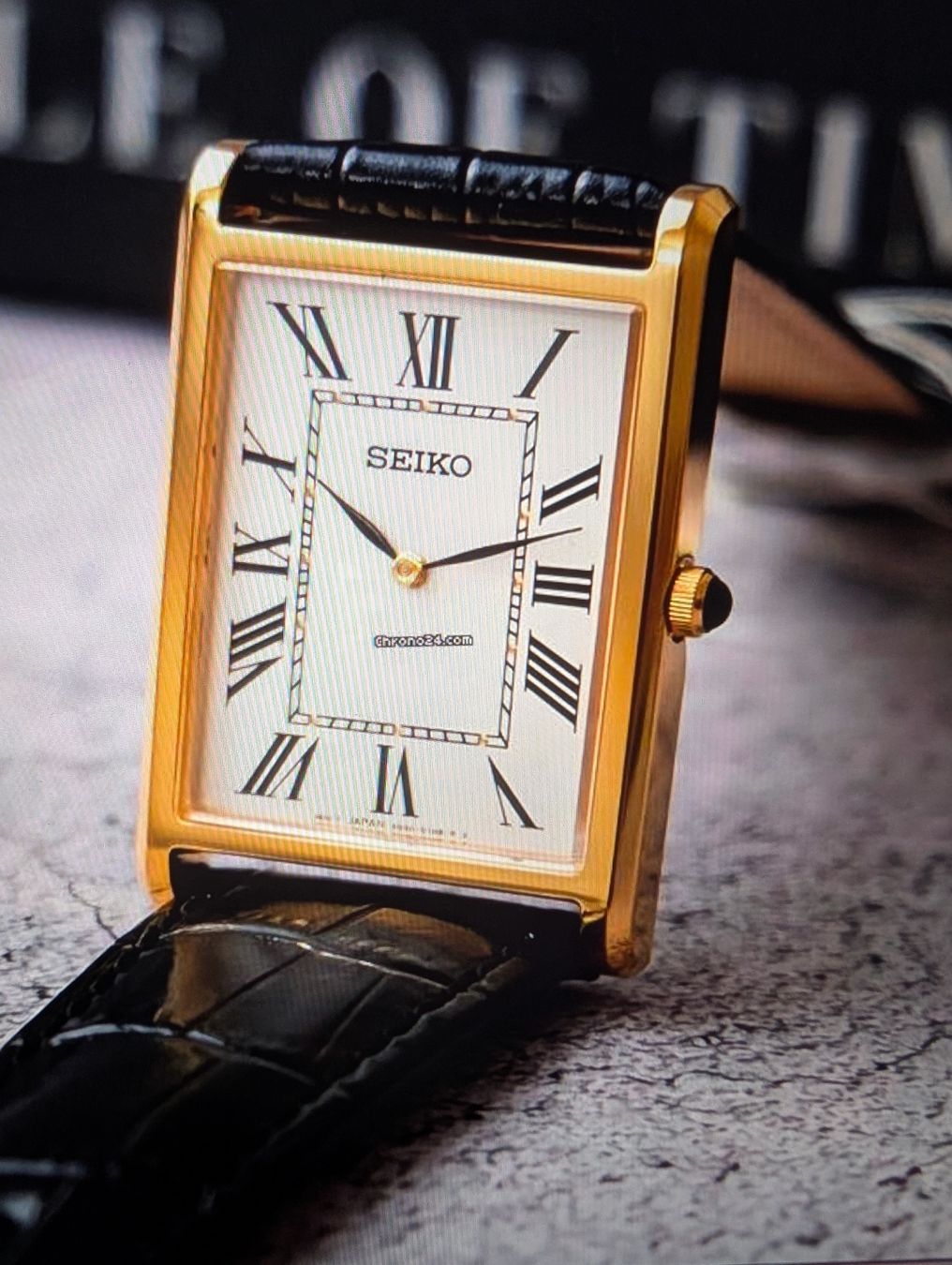 Seiko Orologi: Seiko Conceptual Classic Square Lady FABRIKNEU – Nuovo e nell'imballaggio originale da Aarau venduto da 60sekunde