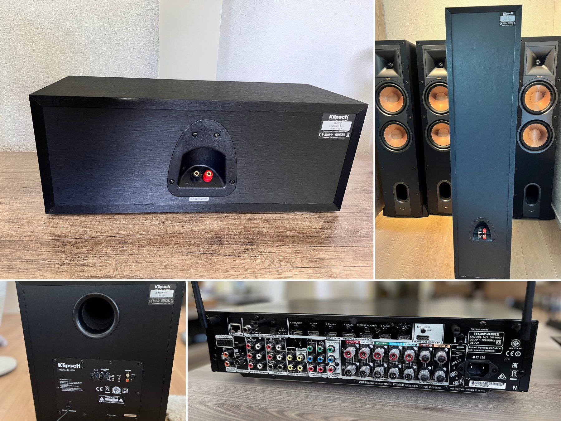 Klipsch Heimkino: Klipsch Reference 5.1 Heimkino-Set + Marantz NR1607 Receiver – Gebraucht aus Schwanden GL von mol_w2pd 7