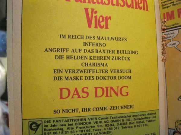 Fumetti: 3x Die Fantastischen Vier Comics Taschenbücher (1985 - 1988) – Usato da Affoltern am Albis venduto da Andrezc 4