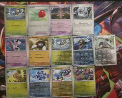 Pokemon Holo Pokeball Karten Set 13 Stück gemischt NM