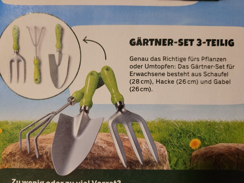 COOP FRÜHLINGS TROPHY GÄRTNER SET 3TLG NEU UND OVP Kaufen auf Ricardo