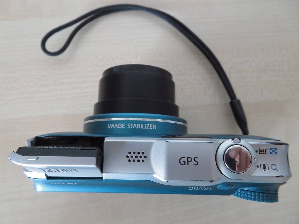 Canon Fotocamera: Canon SX230 HD Digitale Kompaktkamera Blau – Usato da Ortschwaben venduto da CitrousD 2
