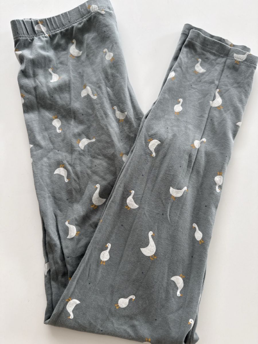 Strumpfhosen & Leggings: Leggings Gr. 134/140 grau mit Entenmuster – Neu (gemäss Beschreibung) aus Freidorf TG von nad_fxh7 2