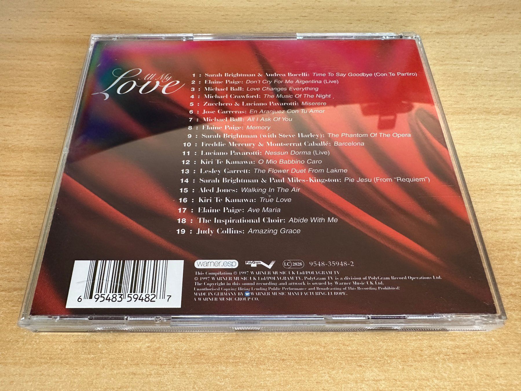 CDs: V1 Various – All My Love – Gebraucht aus Rikon im Tösstal von Alpenmutz 1