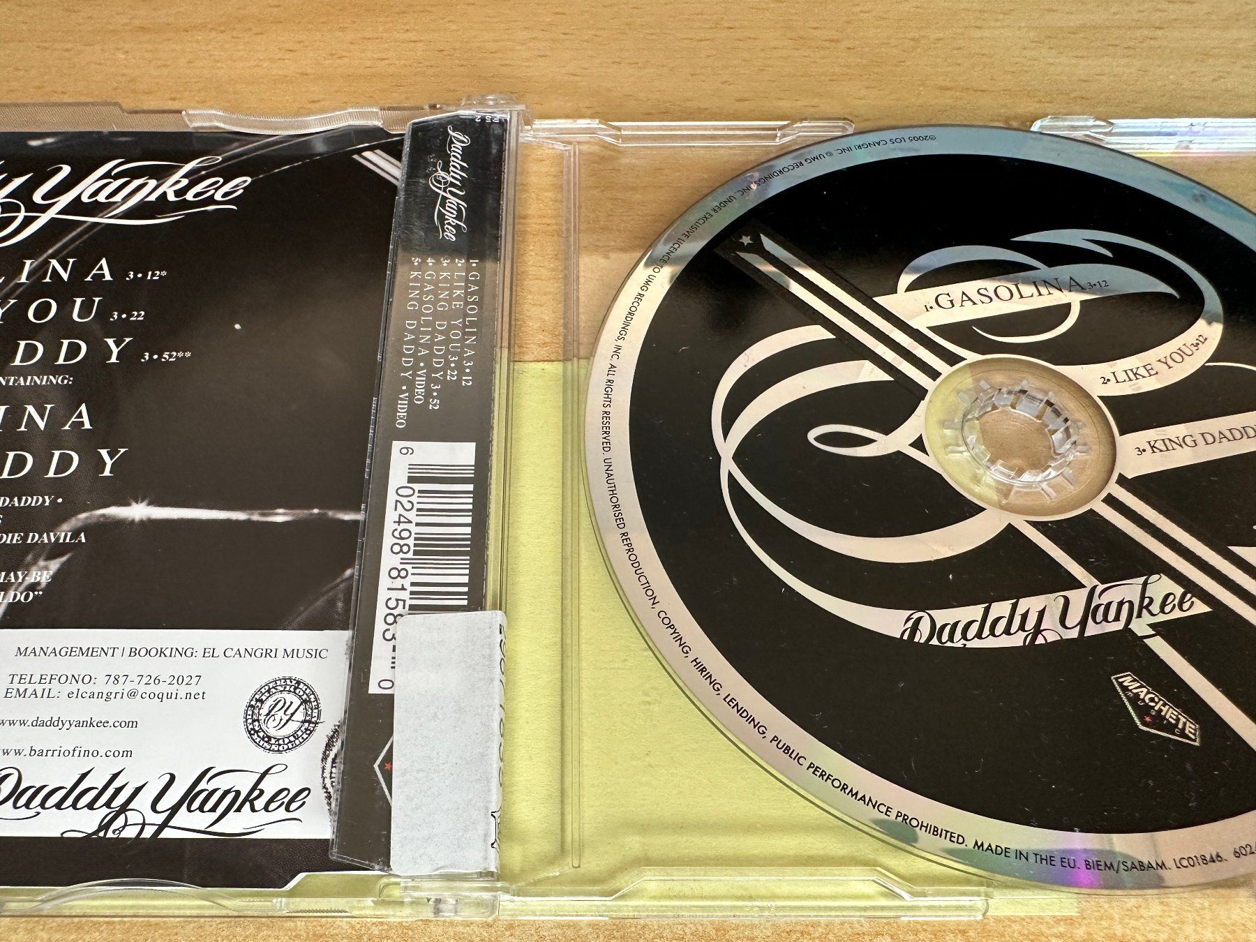 CD: Daddy Yankee – Gasolina - Single CD – Usato da Rikon im Tösstal venduto da Alpenmutz 1