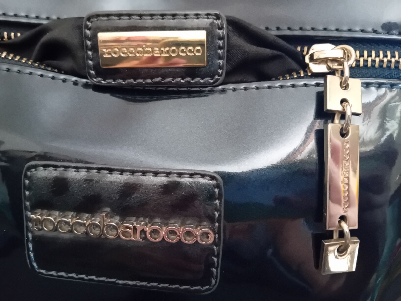 Roccobarocco Borse da donna: Borsa Rocobarocco nero lucido  – Usato da Biasca venduto da Old_6blh