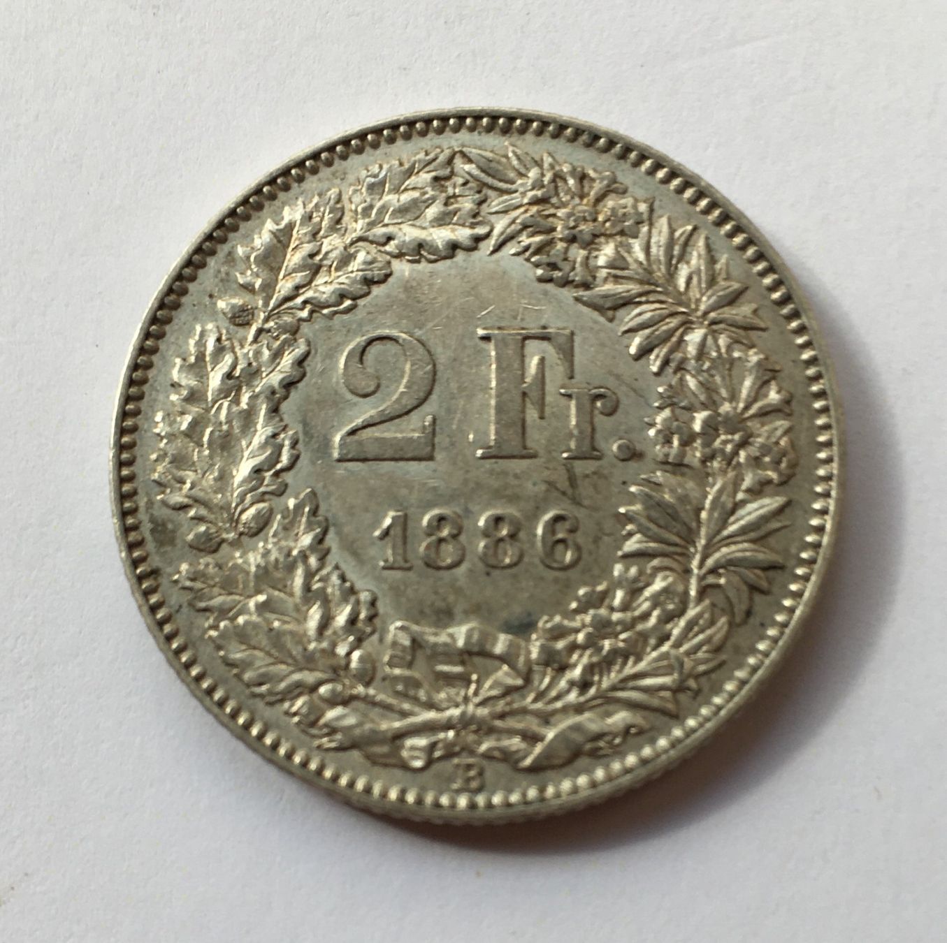 Tutti le monete: 1886 2 Franken -unz – Usato da Kirchberg SG venduto da Zenhad69