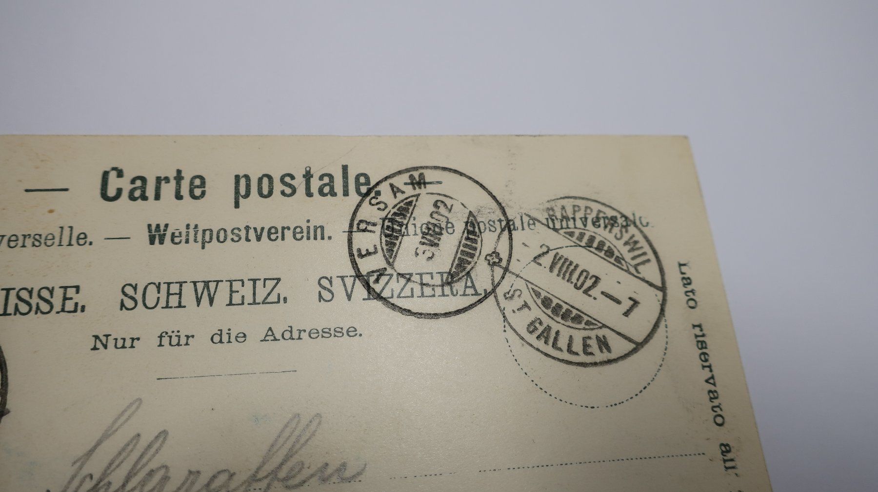 Cartes postales: Hurden bei Rapperswil  1902 – D'occasion à Cormoret par Pascalll2001 5