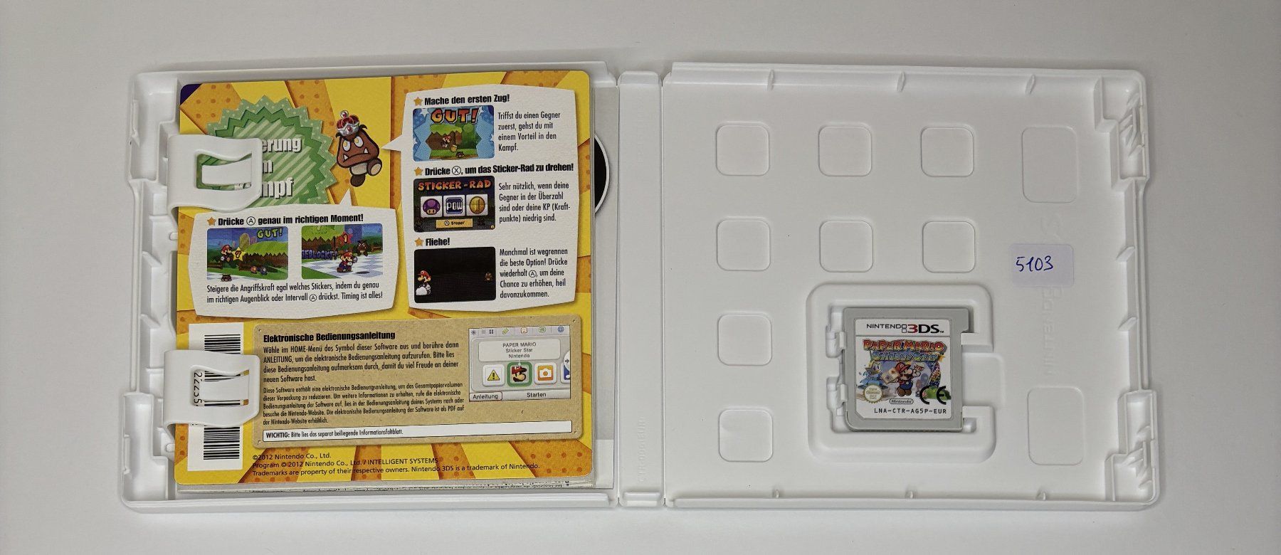 Nintendo Giochi: 3DS - Paper Mario: Sticker Star – Usato da Allschwil venduto da Bullach 1