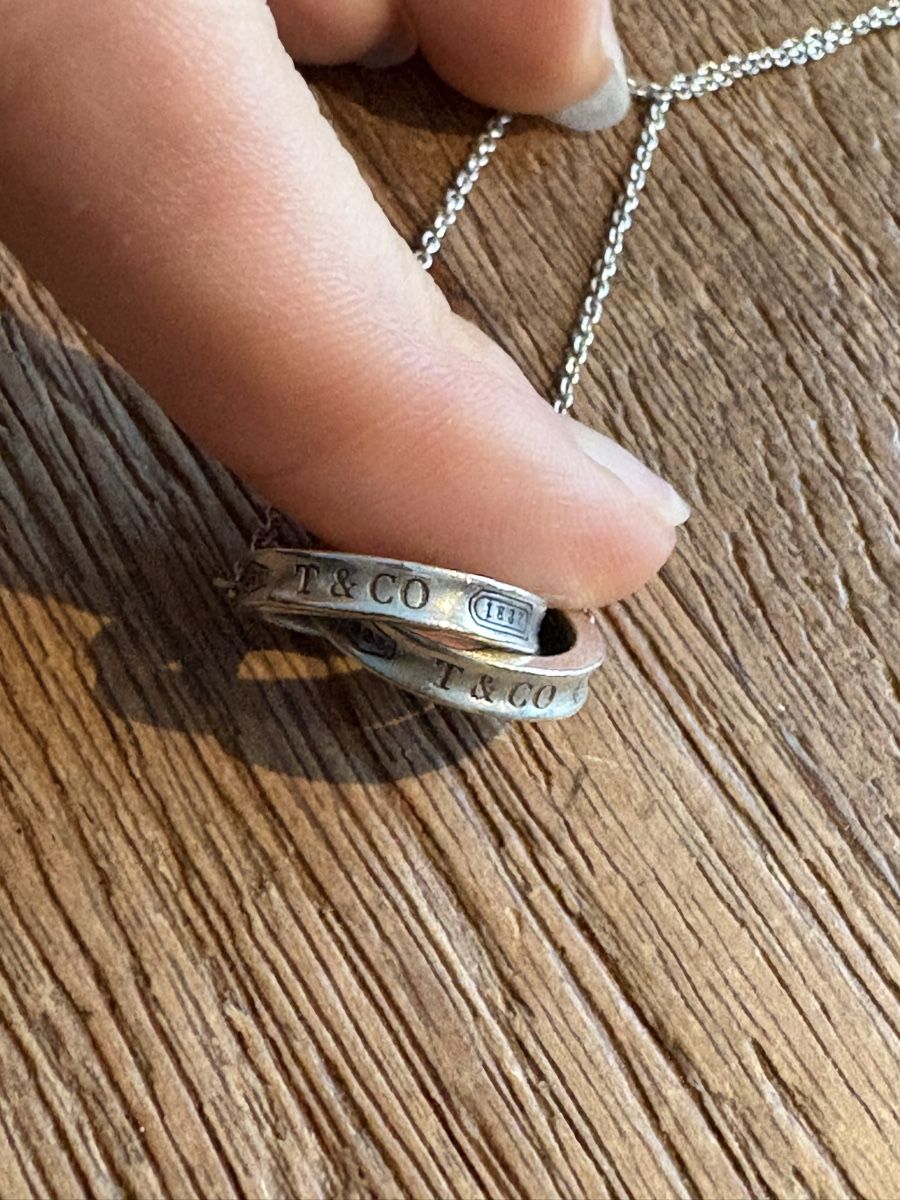 Tiffany & Co. Catenine: Tiffany & Co. Interlocking Circles Necklace Silver – Usato da Dänikon ZH venduto da AnniBee 1