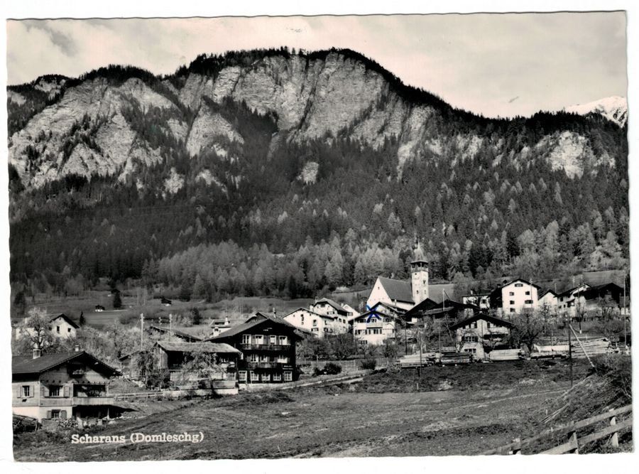 Ansichtskarten: Scharans, gelaufen 1971 – Gebraucht aus Frauenfeld von POML