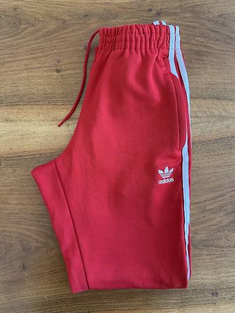 Adidas Trainerhose - rot -Original