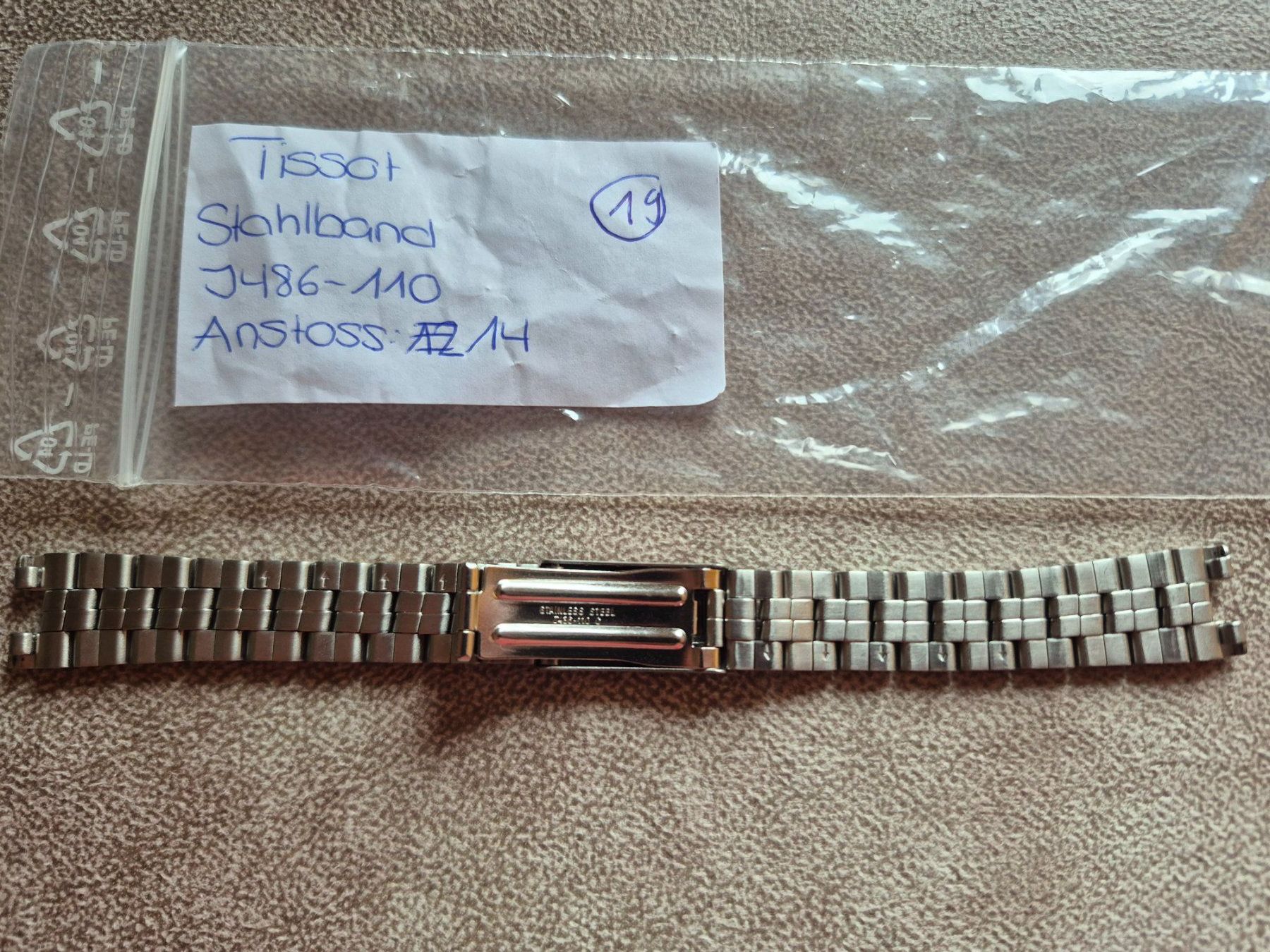 Bracciali & Braccialetti: Tissot Stahlband J486-110 – Nuovo e nell'imballaggio originale da Fislisbach venduto da jan_bs22 2