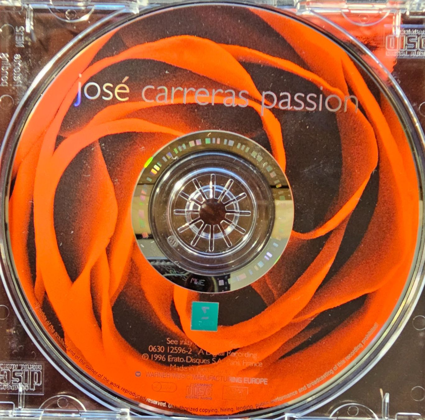 CD: José Carreras – Passion – Usato da Wahlen b. Laufen venduto da Cg10 1