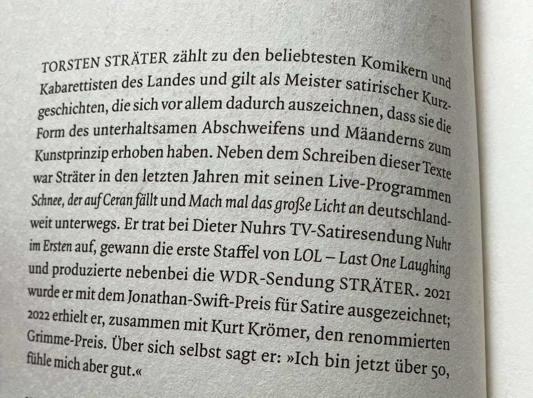Libri: Torsten Sträter: Du kannst alles lassen, – Nuovo (secondo la descrizione) da Buchs AG venduto da Allerleis 3