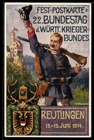 Ganzsache PP27 C257 /02: Reutlingen, 22.