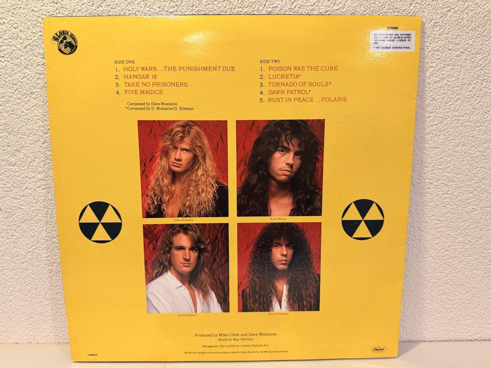 Dischi in vinile: MEGADETH - Rust in Peace - 1991 - Czechoslovakia – Usato da luterbach venduto da boxster4 6