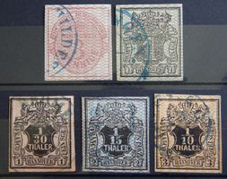 Hannover Kat. 8-12 gest. 1856/57 Kat. 560 Euro