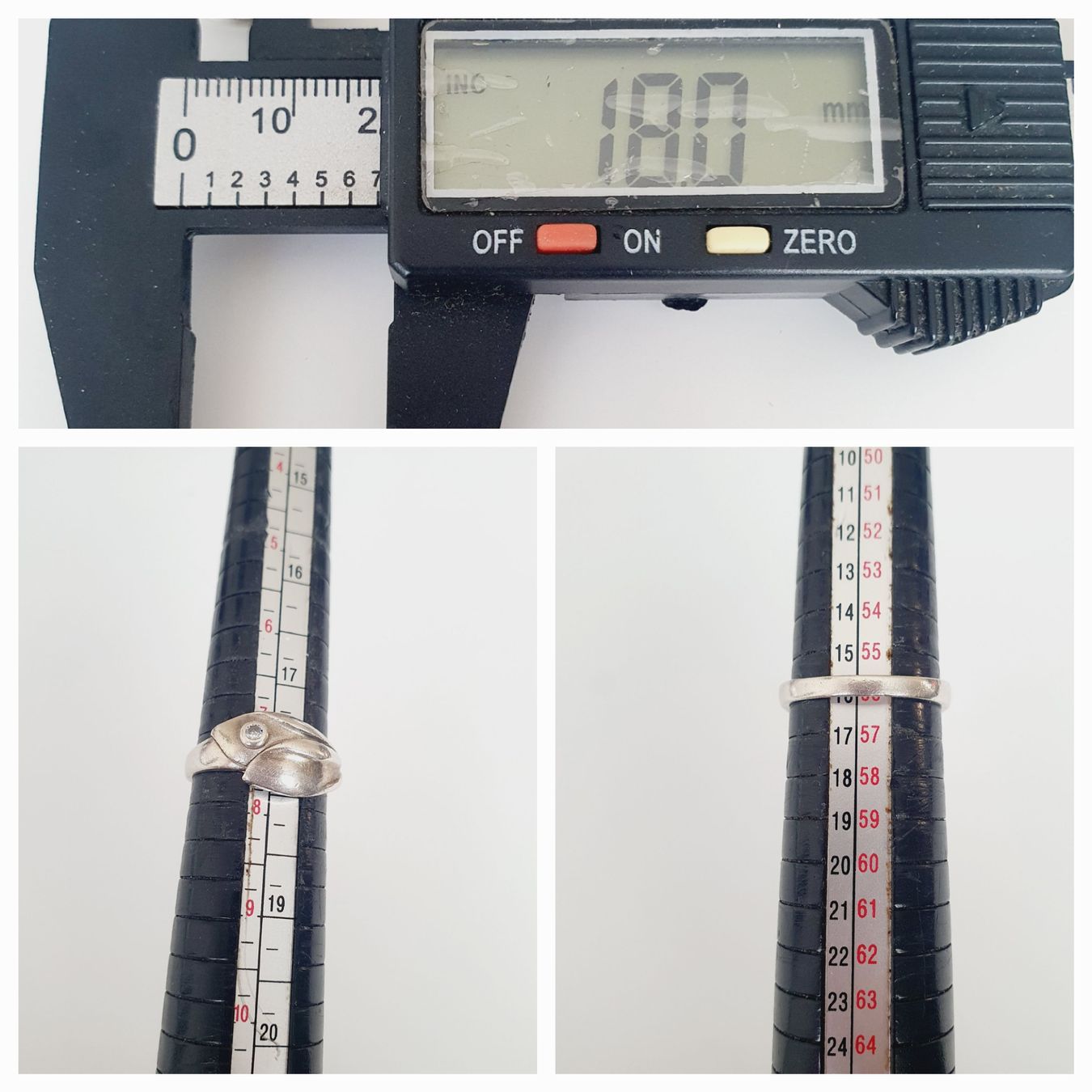 Anelli: Damenring Ring aus Silber 925 mit Stein Gr 18 mm  – Usato da Kreuzlingen venduto da Wunderkiste123 9