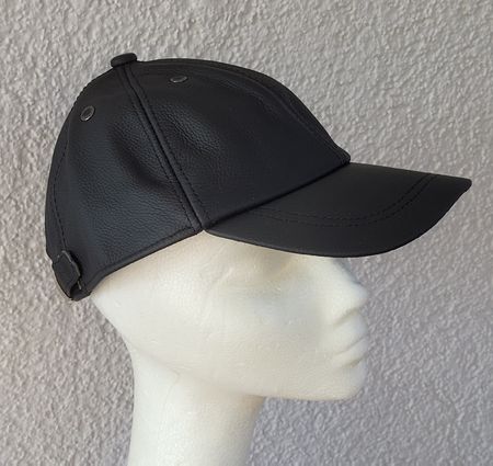 Schöne Baseball Cap Rindsleder verm. Vintage neuwertig 