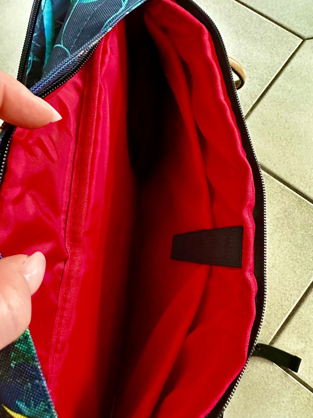 Zaini: Rucksack dunkel blau Muster wie NEU – Usato da Wilderswil venduto da FirstDivine 6