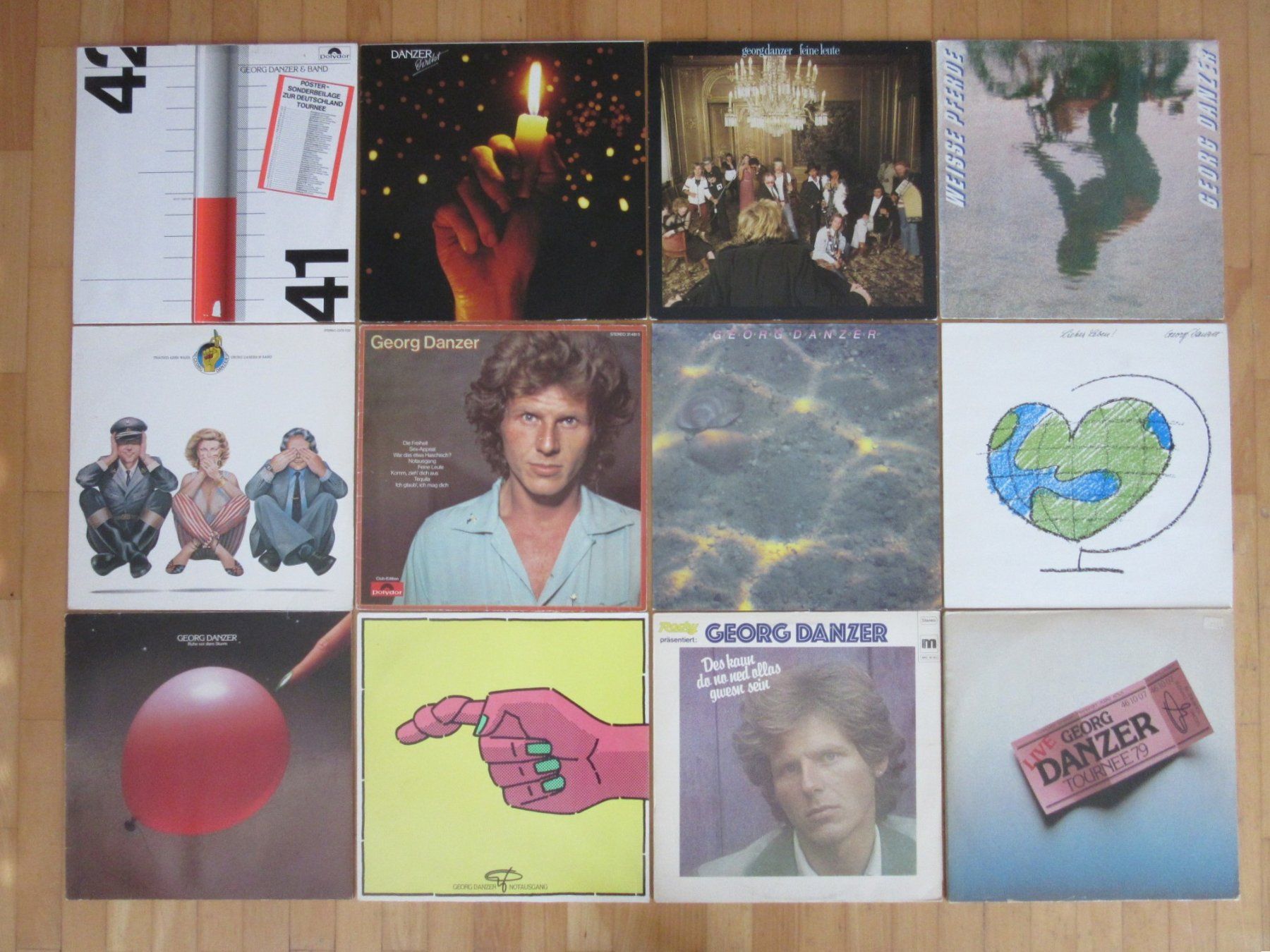 Dischi in vinile: 12 verschiedene Langspielplatten von "GEORG DANZER" – Usato da Degersheim venduto da Tforelle