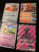 4x Pokémon Karten Konvolut – Seltene Karten im Top Zustand!