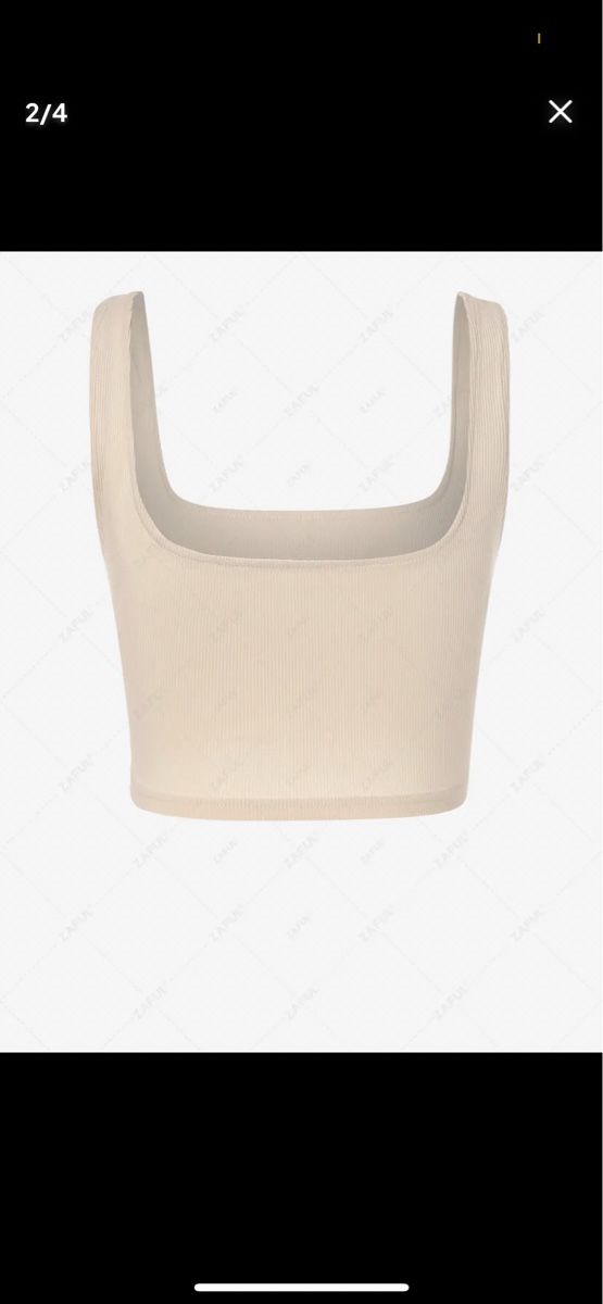 Zaful Tops: Beiges Crop Top von Zaful, Gr. S – Neu und originalverpackt aus Arbon von llaauraa 1