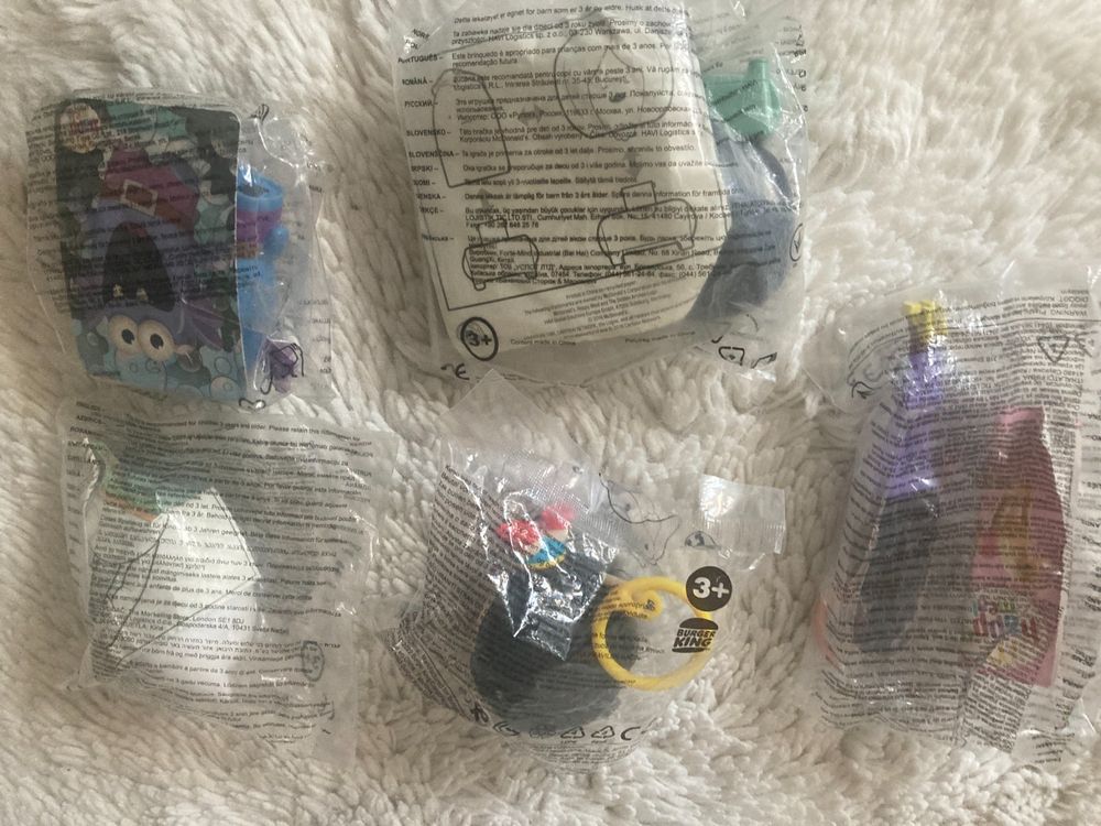 5 Jouets Happy Meal McDonald s Neuf 5 Neue McDonald s Happy Neu Und 