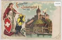 Centenarfeier Schaffhausen 1501-1901 - Litho