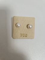 Perlen Ohrstecker 750 Gold 18 Karat 1.9 Gramm 
