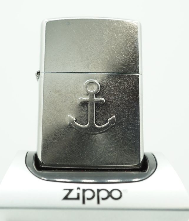 ZIPPO® ANCHOR - EMBOSSED - 2018 - UNGEZUENDET (Neu (gemäss Beschreibung ...