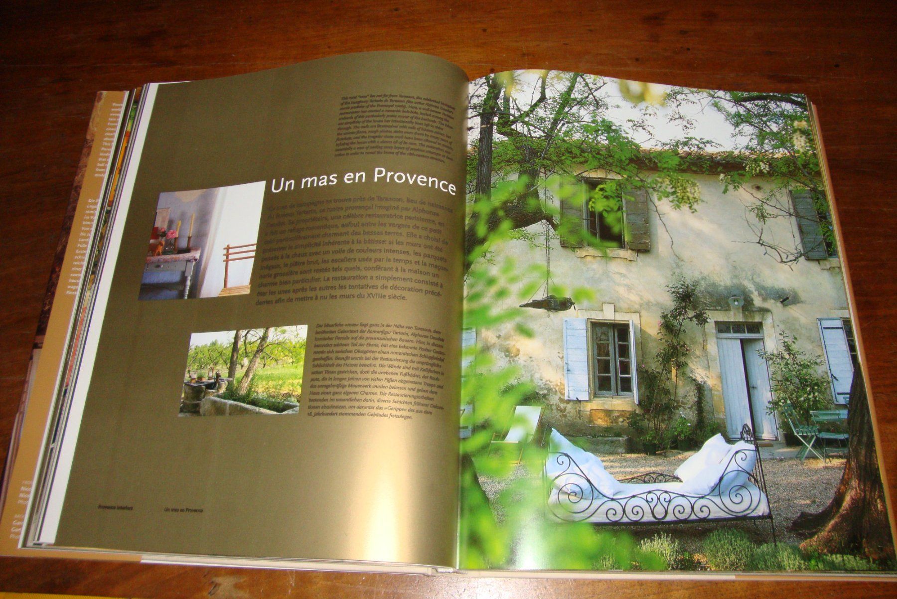 Livres: PROVENCE INTERIORS Sprachen F, D, E Kunstbuch Einband Leinen – D'occasion à Bern par carola31 6